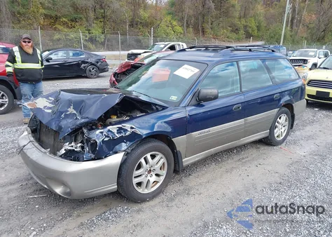 2004 Subaru Outback z USA, uszkodzony, nr VIN 4S3BH675747615079